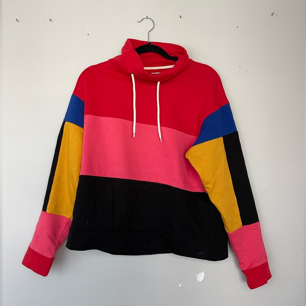 Urban Outfitters Striped Turtleneck Sweatshirt